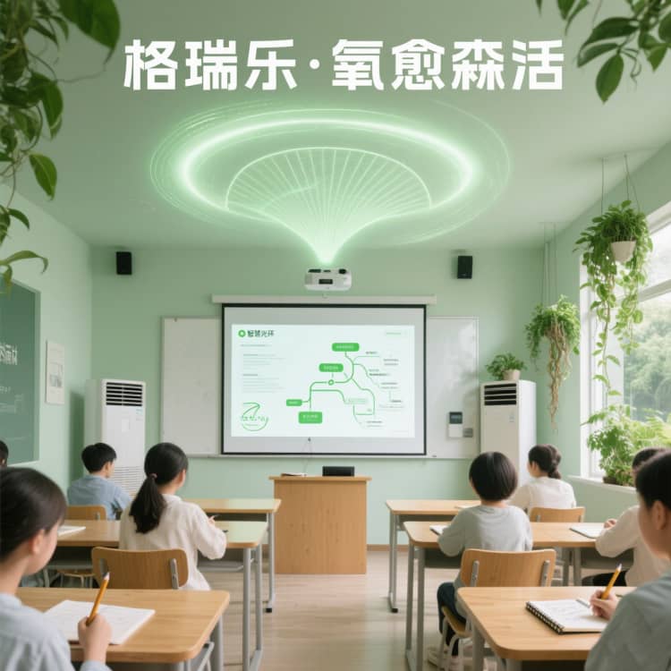 格瑞樂?氧愈森活 - 培訓教室空氣凈化解決方案：讓每一堂課都浸潤在清氧里